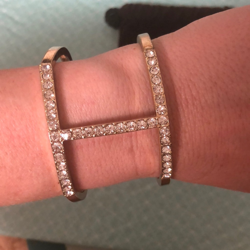 Gold bangle/cuff - Picture 3 of 5